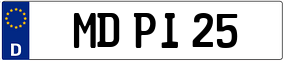 Truck License Plate
